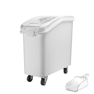 21 Gallon Dispenser Bin with Scoop for Dry Food