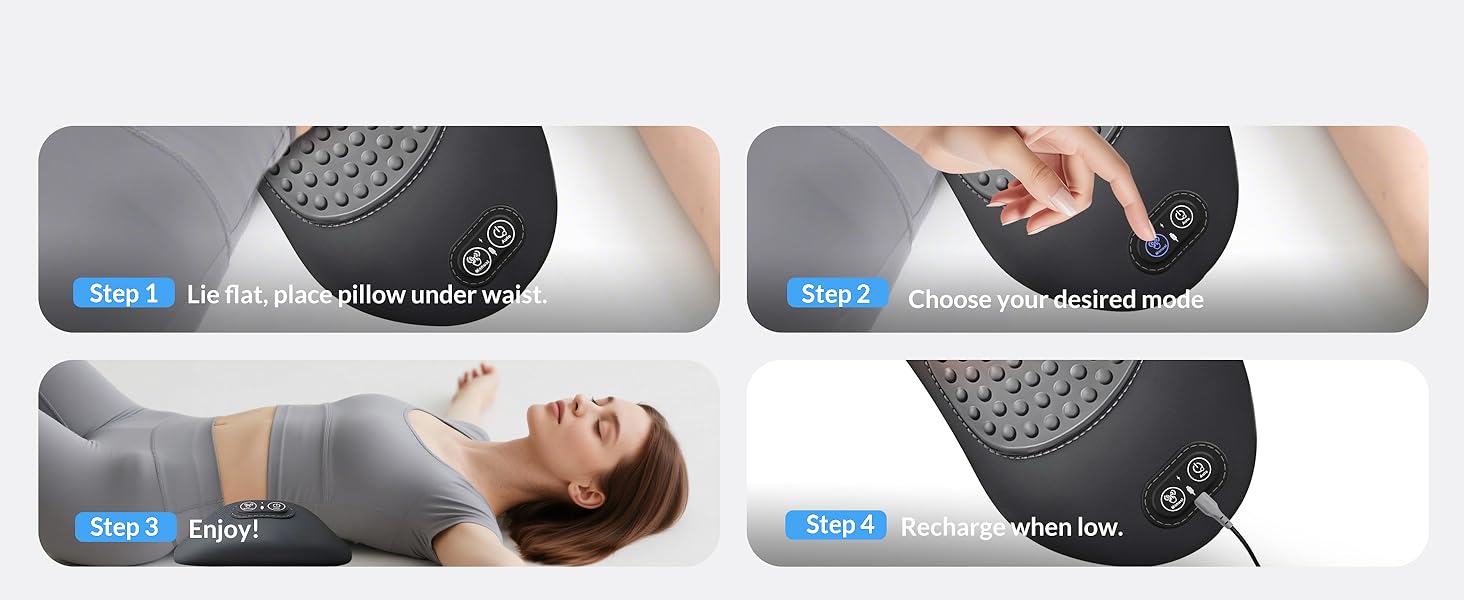 Rechargeable 3 in 1 Back Massager