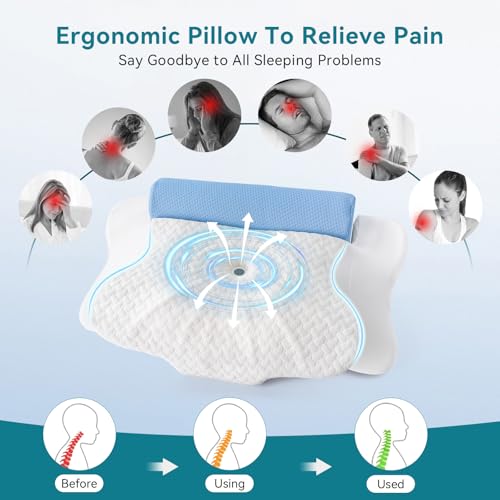 Ergonomic Traction Support for Neck Shoulder Back Pain Relief