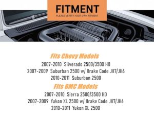 2007-2011 Suburan 2500 Fits GMC Sierra 2500/3500 HD