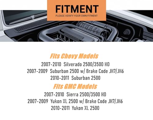2007-2011 Suburan 2500 Fits GMC Sierra 2500/3500 HD