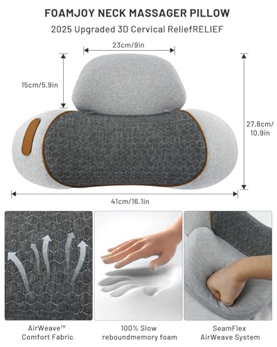 Airbag Elevation & Memory Foam Support for Comfort (Grey)
