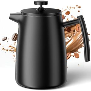 Insulated Coffee Press with Extra Filter