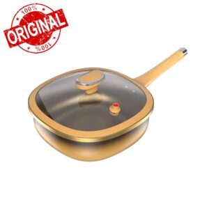 12in Titanium Alloy Non-Stick Pot with Lid