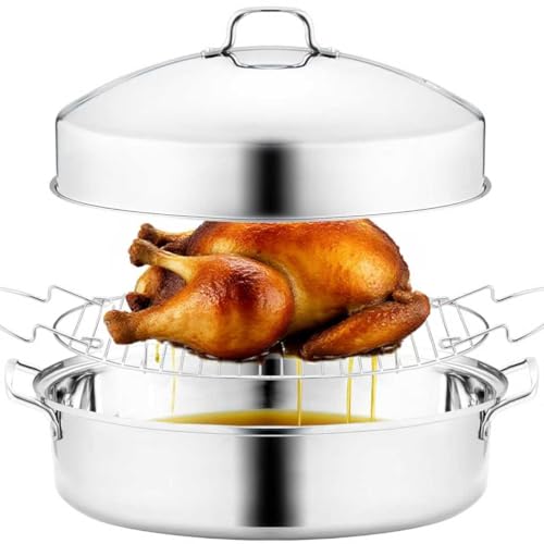 Stainless Steel Oval Roaster Pan