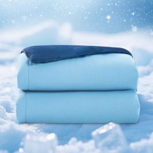 Double-Sided Cooling Blanket fo Hot Sleepers