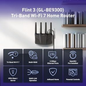 High-Speed 6GHz Gaming WiFi Router for Wireless Internet