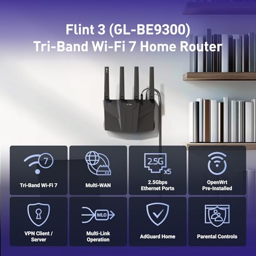 High-Speed 6GHz Gaming WiFi Router for Wireless Internet