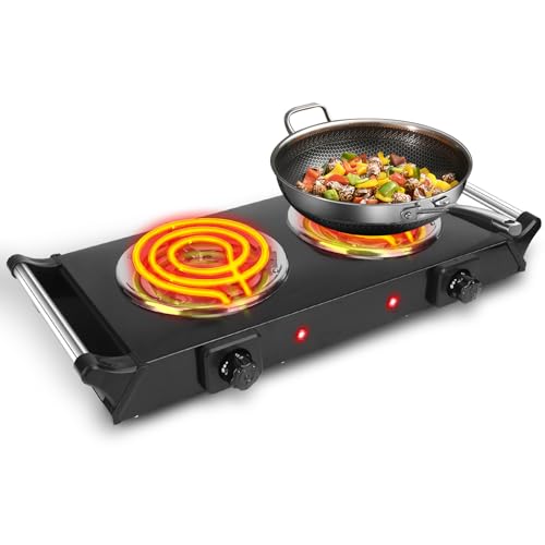 2000W Cooktop with Coil Hot Plate & Stay Cool Handles