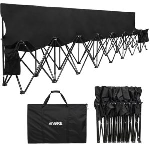 8 Seats Foldable Sideline Benches