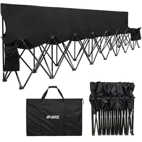 8 Seats Foldable Sideline Benches