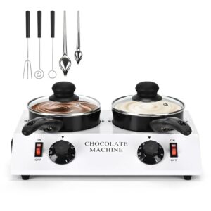 Electric Heating Chocolate Tempering Machine with Chocolate Dipping Fork Spoons Set