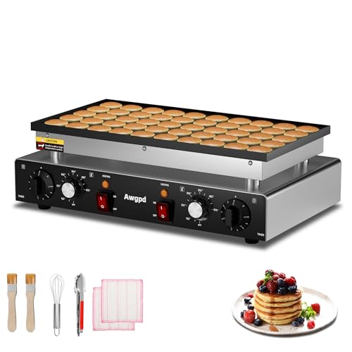 50PCS 1700W Commercial Electric Nonstick Waffle Maker Machine