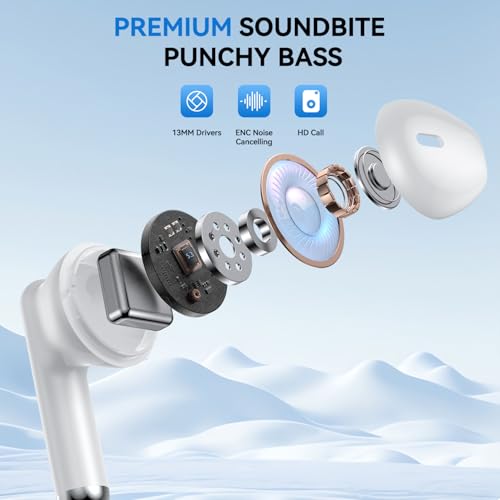2025 Bluetooth 5.4 Bass Stereo Headphones with 4 ENC Mic