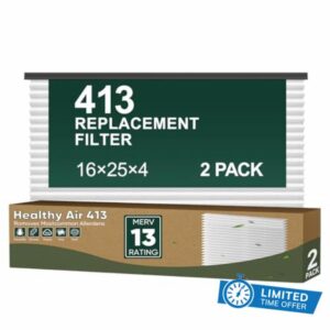 2 Pack 413 Replacement Filter Compatible with Air Purifier 1410