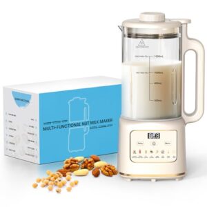 Automatic Milk Maker with 20 Blades for Homemade Almond