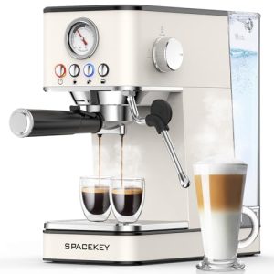 Espresso Maker with Milk Frother Steam Wand