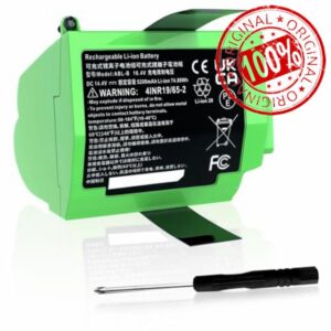 5200mAh for iRobot Roomba S9 9150 + S9+ 9550 Vacuum Series ABL-B Replacement Sweeper Rechargeable Li-ion Battery 4INR19/65-2 14.4V