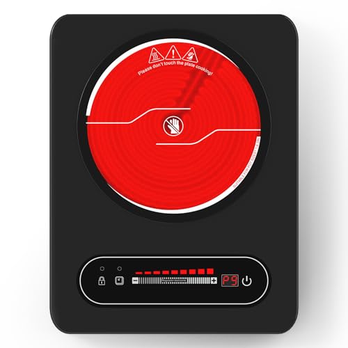 110V 1800W Stove Top with LED Touch Control