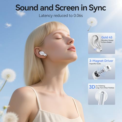 ENC Noise Cancelling Earbuds for Laptop Computer