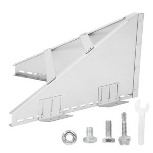Snow Splitter for 6" and 8" Wood Stove Pipes and Chimneys Universal Fit on All Metal Roof Types