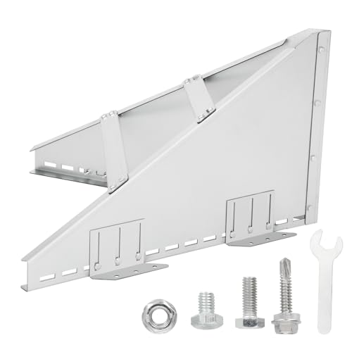 Snow Splitter for 6" and 8" Wood Stove Pipes and Chimneys Universal Fit on All Metal Roof Types