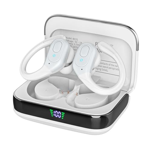 IPX7 Waterproof Earphones Over-Ear Earphones for Sports/Workouts