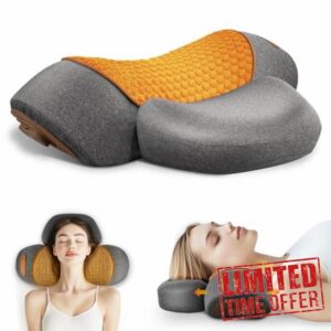 Fisiorest 3-in-1 Neck Massager Pillow - Rechargeable Pillow Massage Neck Hump for Shoulder Pain