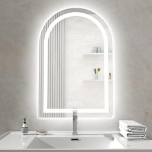 Lighted Bathroom Vanity Mirror with Lights - Anti-Fog