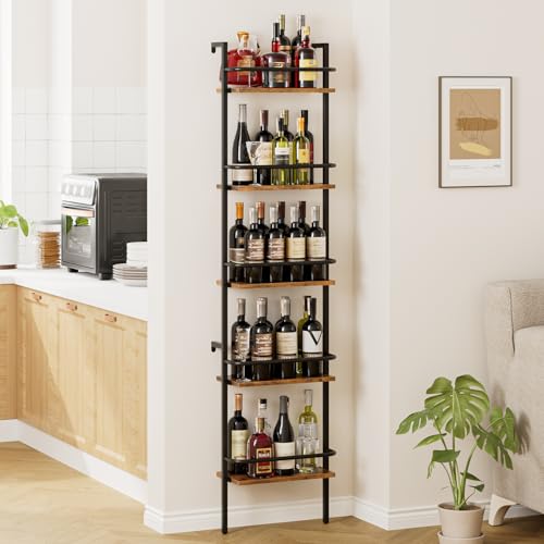 Wine Racks Freestanding Floor with Fences