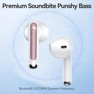 2025 Bluetooth 5.3 Headphones HiFi Stereo 50H Playback Ear Buds with Led Digital Display