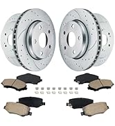 BDFHYK Front and Rear Brake Kit Compatible with Hyundai Sonata 11-14, Compatible with Kia Optima ...