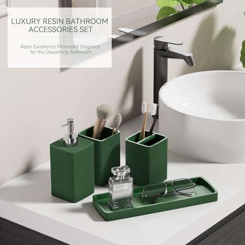 Toothbrush Cup and Tray for Bathroom