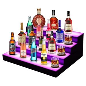 4 Tiers 16 Inch LED Liquor Shelves with RF Remote