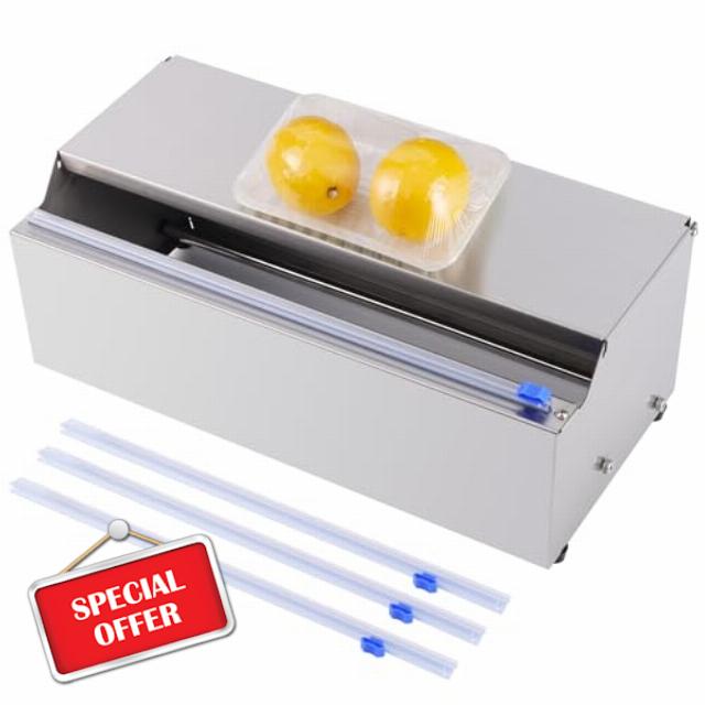 14 Inch Stainless Steel Plastic Food Wrap Dispenser