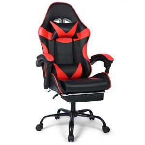 Ergonomic Computer Office Chair with Footrest and Lumbar Support