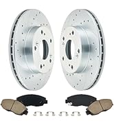BDFHYK Front Brake Kit Compatible with Lincoln Mark LT 2006-2008, Compatible with Ford F-150 2004...