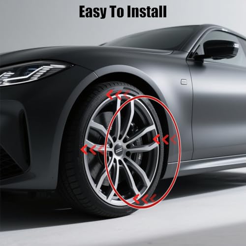 Including Tesla Model Y Rim Protector - Durable Wheel Hub Accessories(Red