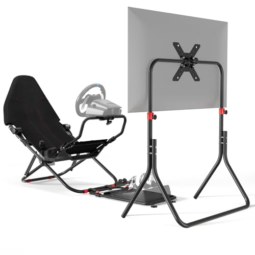 DIWANGUS Racing Simulator Cockpit with TV Stand