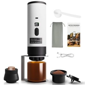 20 Bar Manual & Electric Coffee Machine with Self-Heating
