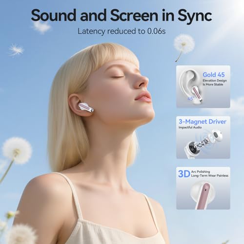 ENC Noise Cancelling Earbuds for Laptop Computer