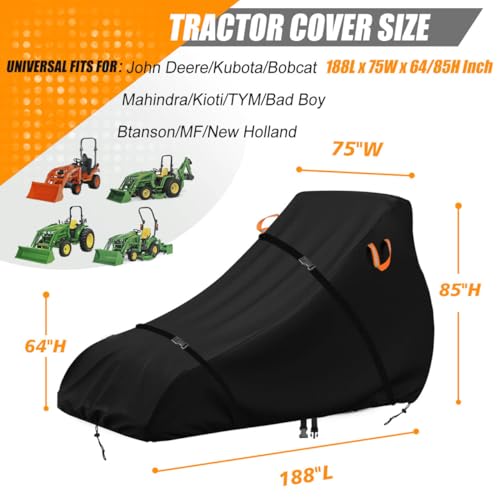 Farm Riding Utility Tractor Full Covers Waterproof Heavy Duty