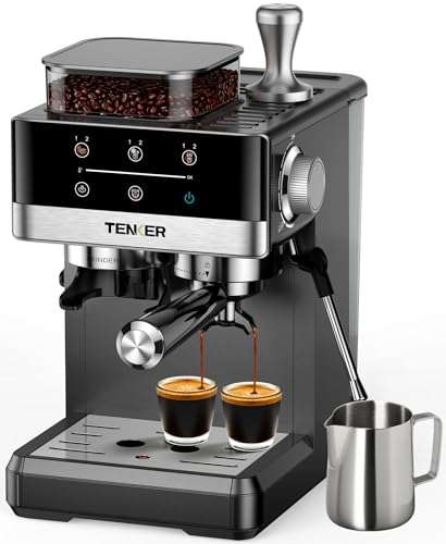 20 Bar Coffee Machine with Milk Frother for Home