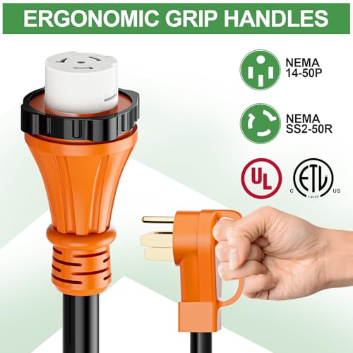 ETL Listed STW Generator Power Cords with Organizer for RV