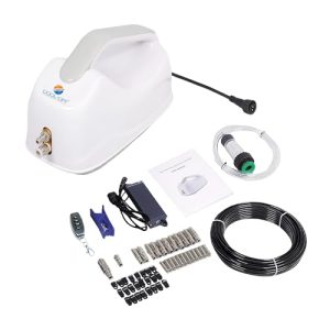 750PSI Piston Pump Patio Mister System with Remote Control and 0.008" 7 Nozzles
