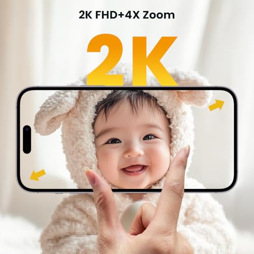 2K Camera & Night Vision – WiFi/No-WiFi Dual Mode