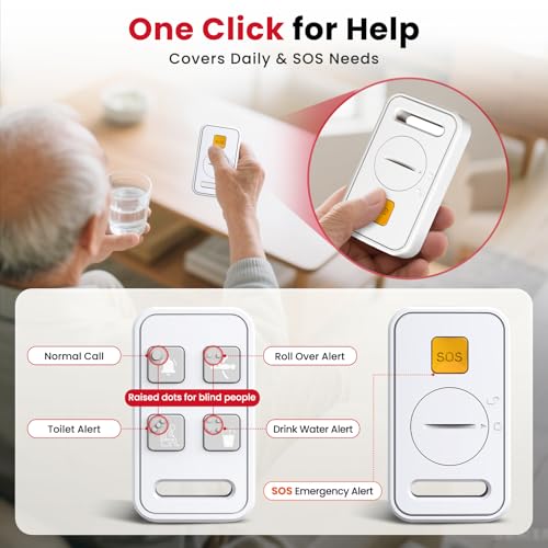 Call Button for Elderly Home/Nursing Home Use | for Seniors
