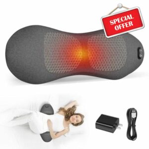 3 in 1 Electric Lumbar Support Pillow with 3-Meter USB Cable