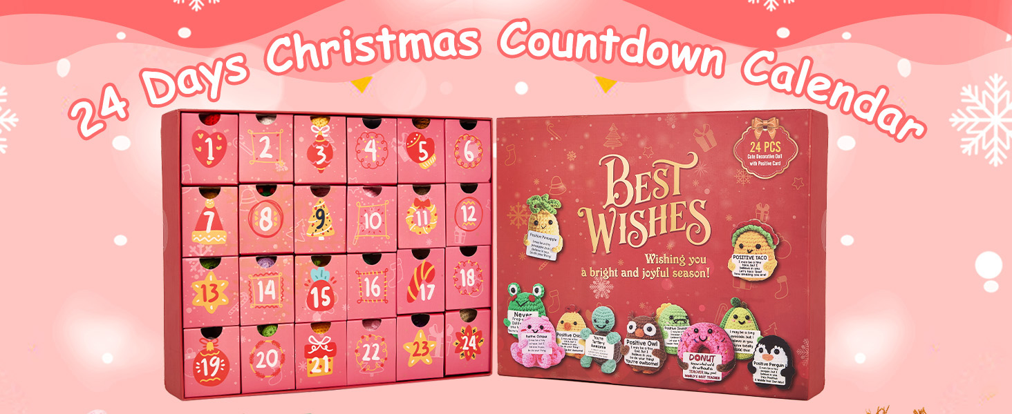 Crochet toys Christmas Countdown Calendar
