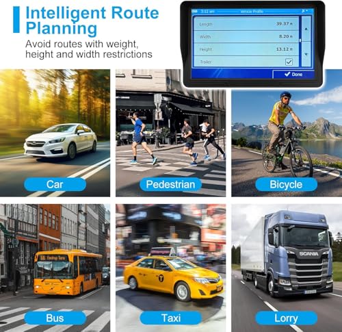 9 inch Touch Screen Latest 2025 Map